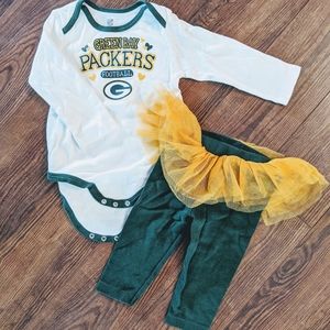 Baby Girl Packers outfit